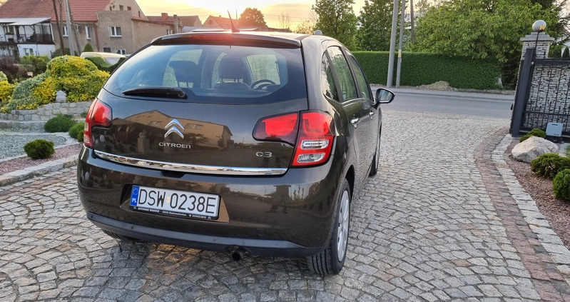 Citroen C3 cena 23800 przebieg: 123500, rok produkcji 2013 z Świdnica małe 379
